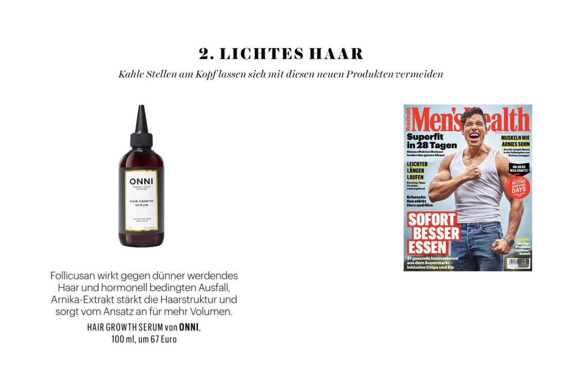 Lichtes Haar - Kahle Stellen am Kopf lassen sich mit diesen neuen Produkten vermeiden - ONNI.de