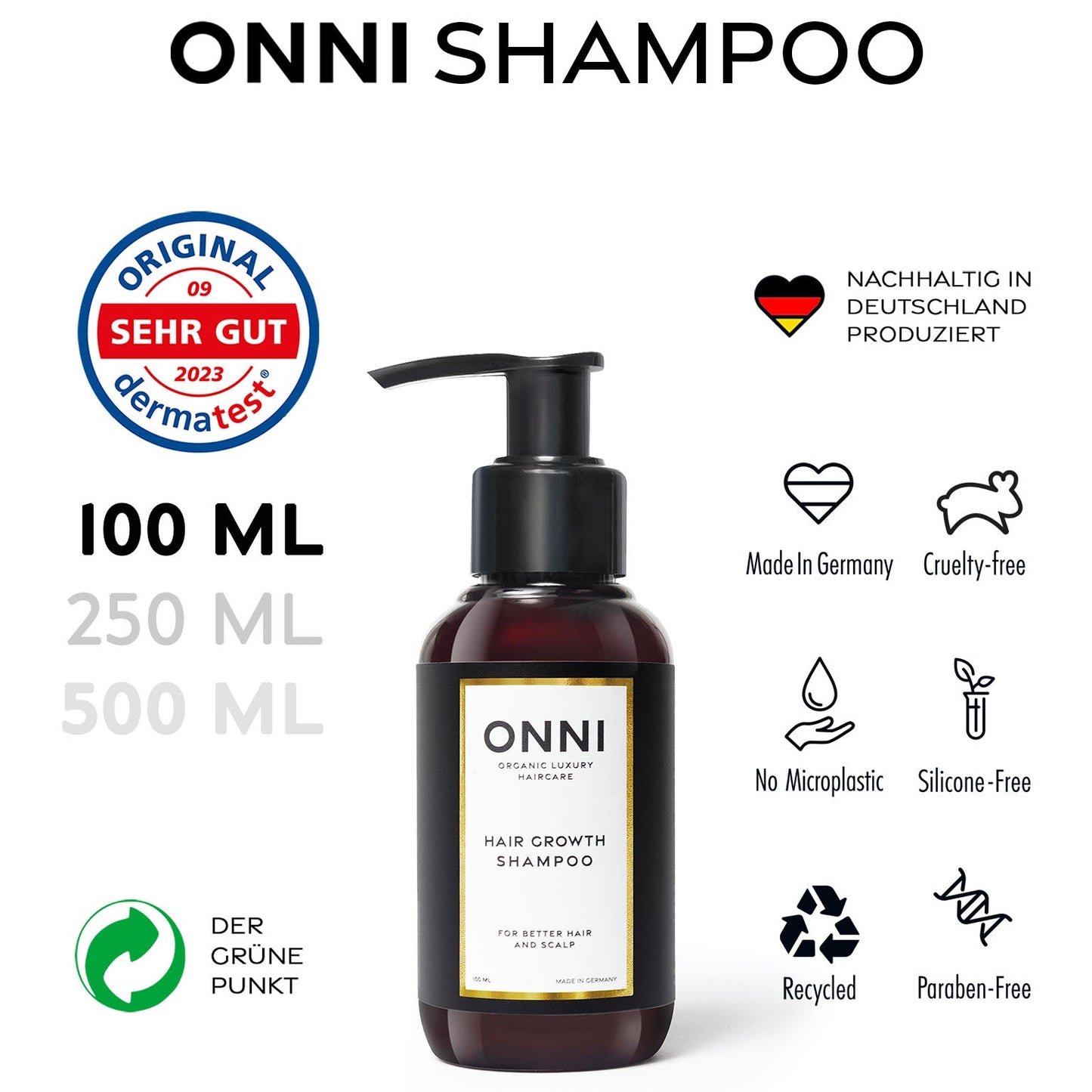 Hair Growth Shampoo Reisegröße 100 ml - ONNI.de