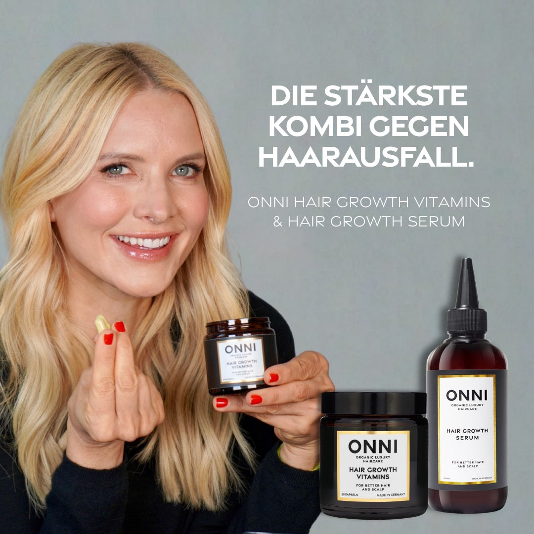 ONNI Hair Growth Vitamins und Serum, die stärkste Kombi gegen Haarausfall
