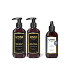 ONNI INTENSE Shampoo 250ml, INTENSE Conditioner 250ml und Heat Protector 200ml