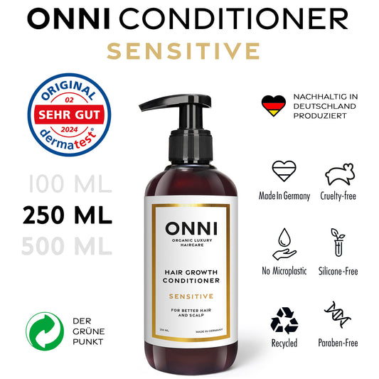 SENSITIVE Hair Growth Conditioner 250ml - ONNI.de