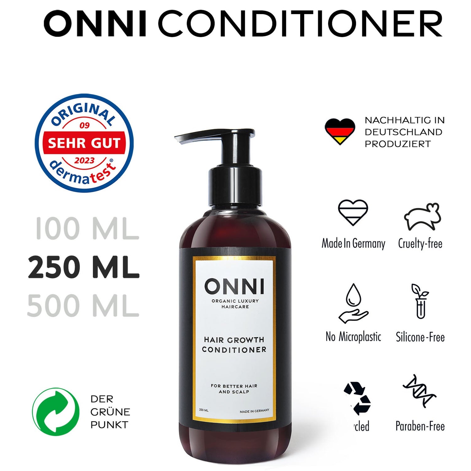 Hair Growth Conditioner 250 ml - ONNI.de