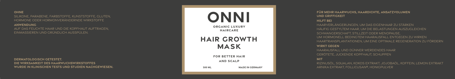 Hair Growth Mask 250 ml - ONNI.de